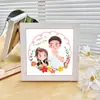 Mona Lisa Bordado a Punto de Cruz Enmarcado Pintura Infantil Kit de Materiales DIY Decoración de Mesa Kit para Principiantes