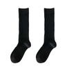 Meias de panturrilha jk outono e inverno, termos para fumar, branco, preto, cinza, três cores opcionais, modelagem slim, meias femininas jk