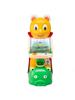 Máquina de pinball Little Bear, caja del tesoro Moonlight, máquina de juego Jiantong grande para niños, máquina de torsión de huevos que funciona con monedas, máquina de muñecas con raqueta y música para atrapar