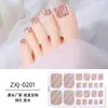 Pegatinas de Manicura de Verano Transfronterizas Nuevas Pegatinas para Pies Impermeables Teñido Arcoíris Polvo de Cebolla Brillo Pegatinas para Uñas de los Pies Pegatinas Personalizadas para Uñas