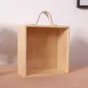 Caja de madera creativa para boda caja de regalo a mano caja de regalo de Navidad para damas de honor amigas mujeres caja de almacenamiento de madera portátil
