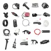 Los accesorios para patinete incluyen controlador Maxg3, llantas, manijas de freno, pata de cabra, luz trasera, luz delantera, disco de freno, motor y otras piezas.