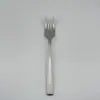 Conjunto de talheres de quatro peças em aço inoxidável liso com cabo quadrado faca garfo colher comida ocidental hotel restaurante casa presente de casamento