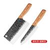 Directo de fábrica acero inoxidable forjado repujado cuchillo de cocina afilado sin necesidad de afilar corte de carne cortador de huesos traje de cocina para el hogar