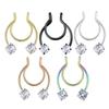 Explosões de e-commerce de comércio exterior sem furo sem furo clipe nasal piercing de nariz mais vendido no exterior trêmulo novo