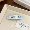 Pinza para el Cabello Coreana Dulce de Pedrería con Lazo y Lunares, Hueca en Forma de Gota de Agua, Pinza Bb Linda Versátil, Pinza para Flequillo, Pinza para el Lado del Cabello