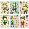 Precio Fijo6 Piezas de St de Compra Directa Transfronteriza. Pegatinas del Día de San Patricio, Pegatinas Impermeables Personalizadas DIY de Rostro Cambiante para Rompecabezas