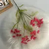 Flores Artificiales de Encaje de 5 Pétalos Transfronterizas para Estudio de Fotografía de Bodas Decoración de Hotel Flores Falsas Decoración de Sala de Estar Arreglo Floral de Planta