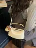 Bolso de Mano Chic Cotidiano Estilo Coreano, Bolso de Hombro Cruzado Fresco y Dulce de Nicho Tendencia, Bolso de Albóndiga Moderno y Único