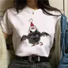 Nueva Camiseta de Manga Corta para Mujer Murciélago Ropa Abstracta Camiseta Tshir