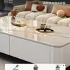 Mesa de Centro de Pizarra Sala de Estar Hogar 2025 Nuevo Apartamento Pequeño Lujo Accesible Gama Alta Moderno Simple Combinación Mueble de TV de Piso