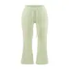 Pantalones Acampanados Sexys de Cintura Alta para Chicas Calientes, Pantalones Cortos, Nuevo Estilo de Verano para Correr, Fitness, Deportivos Elásticos Casuales