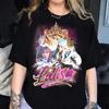 Camiseta de mujer con estampado de algodón de la serie Personaje famoso 1, tops casuales de verano para mujer, inyección directa digital de gran tamaño