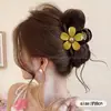 Pinza para el pelo de lunares en la nuca, Pinza de tiburón exquisita de alta gama, Pinza grande dulce para el pelo para niñas, Pinza grande para el pelo grueso, Accesorio para el pelo