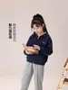 Tutu Elefantito Ropa Infantil Chaqueta para Niñas 2026 Primavera Nuevo Sencillo Bloque de Color Sudadera con Cremallera Versátil