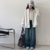 Chaqueta de Béisbol Casual para Niñas 2026 Primavera y Otoño Nuevo Estilo Cárdigan Holgado Versátil Deportiva Casual