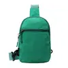 Bolsa de Ombro Casual Simples Texturizada Moda Nova Estilo Cruzado com Design de Nicho Estiloso e Único, Bolsa de Peito Feminina com Múltiplos Compartimentos