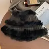 Chapéu de pele de coelho infantil inverno estilo coreano rosto pequeno tudo combina chapéu de lã tricotado pelúcia chapéu balde pescador fofo moda