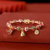 Pulsera de cloisonné gris fragante de Pekín, pulsera de esmalte cloisonné, pulsera bulliciosa de esmalte de color para pareja, novias, flores, regalo para hombres y mujeres