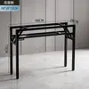 Estrutura de Mesa Dobrável, Suporte de Mesa Longa, Estrutura de Ferro de Camada Dupla/Camada Única, Pernas de Mesa, Pernas de Estrutura de Mesa Dobrável em Ferro Artístico com Travessas