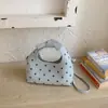 Bolso Tote Pequeño de Lunares Simple Coreano para Mujer Verano 2026 Nuevo Nicho Exquisito Bolso de Hombro Cruzado para el Trabajo