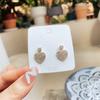 Aretes de Temperamento, Aretes de Estilo Lujo Accesible Ol a la Moda, Aretes Trendy de Corazón de Lujo Accesible, Geométricos al por Mayor