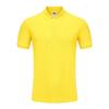 Polo Piqué de Algodón Puro de Color Puro 220g Holgado con Solapa Manga Corta Ropa de Trabajo Corporativa para Eventos Estampado Bordado Logotipo