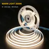 Tira de luz flexible COB 5V bajo voltaje serie completa, integración de alta densidad, iluminación uniforme sin puntos oscuros, especificaciones completas