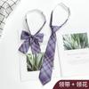 Juego de Corbatas JK para Estudiantes Hombres y Mujeres ins Corbatas Pequeñas Estilo Japonés Estilo Universitario Camisa Lazo Lazo Cuello Flojo Flor