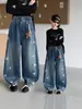 Pantalones de niña primavera y otoño 2026 estilo nuevo moda infantil moda casual pantalones curvos jeans de niña de moda