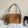 Bolso cruzado coreano de nicho para mujer, bolso tipo almohada de moda casual para el día a día, bolso de hombro de mano simple y versátil