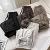 Outono e Inverno Novos Calças Parachute Grossas com Veludo Interno à Prova de Vento Quentes Cintura Elástica Roupa de Trabalho Solta Calças Longas Femininas Calças de Montanhismo