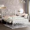 Cama de hierro reforzada, simple y moderna, estilo princesa, de Internet Celebrity, cama doble de 1,8 m, cama individual nórdica con estructura de hierro de 1 m.