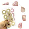 Parche Grande Redondo para Ojos Parche Anti-abrasión para Pies Protección contra Ampollas Parche Anti-dolor Almohadilla Protectora Talón de Punta de Dedo del Pie para Mujeres