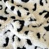 Manta Jacquard com Estampa de Leopardo Catiônica de Camada Dupla Transfronteiriça Manta de Tafetá Espessa de Inverno Manta Lenço de Cochilo