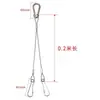 Cuerda para Colgar Lámpara de Cable de Acero, Cable de Colgar Uno a Dos, Código de Colgar de Cuerda de Cable de Acero, Hebilla de Resorte, Cerradura de Cuerda de Colgar en Forma de Y, Cuerda de Seguridad