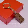 8764 Chaveiro Pingente de Bloco de Construção Colorido 2x4 Pontos Joias Artesanais DIY Acessórios Pingente Produto Combinado Transfronteiriço