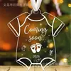 Colgante Decorativo Navideño Transfronterizo 2026 Regalo para Madre y Esposo, Regalo de Anuncio de Embarazo, Colgante Decorativo Acrílico