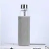 Nueva taza de vidrio de borosilicato alto con cubierta de tela botella de agua deportiva taza de vidrio portátil regalo creativo Taza