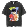 Tamaño Europeo Transfronterizo Hanma Baki el Luchador Gimnasio Camiseta de Anime para Hombre_Yyt