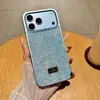 Funda de teléfono con diamantes completos adecuada para iPhone 18 Pro Max, Funda protectora de cobertura total 16 de lujo de alta gama para Apple 17 Anti-caídas