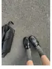 ¡La fábrica está produciendo! Zapatos del mismo estilo que Grape Mom mocasines de punta redonda suela gruesa aumento de altura oculto zapatos de cuero suave zapatos individuales para mujer