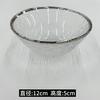 Vaso Creativo Exportación Venta al por Mayor Pintado a Mano Oro y Plata Tazón de Postre Tazón Pequeño para Sopa Tazón para Aperitivos Tazón para Porridge Plato para Aperitivos Cuchara y Tenedor para Fruta