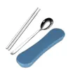 Lonchera aislada 304 redonda de doble capa portátil de acero inoxidable multicapa lonchera sellada con tapa para estudiantes en el trabajo