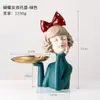 Figuras Creativas de Niña, Decoraciones para Sala de TV y Aparador de Vinos, Jarrones para Escritorio de Oficina, Regalos de Inauguración de Casa