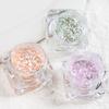 Celebridade da internet novo pó de brocado para nail art ultrafino lantejou glitter caixa de tesouro flash pó gradiente misturado joias para nail art atacado