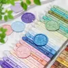 Tiras de lacre al por mayor con patrones de letras y núcleos, sellos de lacre vintage para invitaciones de boda, sellos de lacre decorativos y barras de lacre