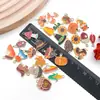 27 Acción de Gracias Calabaza con Goteo de Aceite Cosecha Coche Ardilla Pavo Zorro Colgantes Accesorios para Joyería DIY Adornos Colgantes