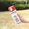 Copo Térmico Personalizado de Aço Inoxidável 304, Copo de Vácuo com Tampa de Abertura Automática de Aparência Premium, Copo de Bebida Portátil para Estudantes ao Ar Livre