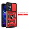 [Ventana de empuje Shun Jia] Funda para teléfono móvil Xiaomi Poco X5 Pro resistente a caídas con anillo de arroz rojo K60S